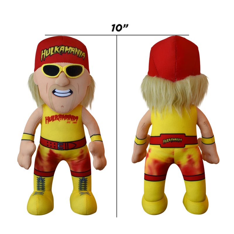 Bleacher Creatures WWE Hulk Hogan 10" Plush Figure - A Wrestling Superstar for Play or Display - Image 4